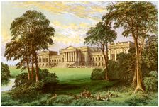 Stowe Park, Buckinghamshiere, home of the Duke and Marquis of Buckingham and Chandos, c1880