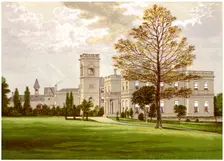 Stowlangtoft Hall, Suffolk, home of the Wilson family, c1880