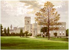 Stowlangtoft Hall, Suffolk, home of the Wilson family, c1880