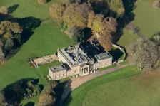 Stourhead, a country house constructed 1721-24 for Henry Hoare in the Palladian style, Wilts, 2017. Creator: Damian Grady