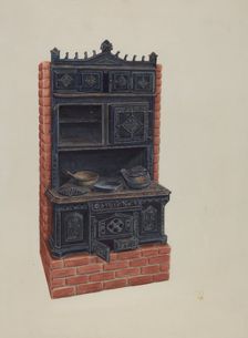 Stove, 1935/1942. Creator: Al Curry