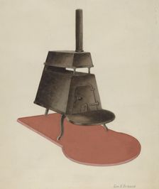 Stove, 1935/1942. Creator: George V. Vezolles