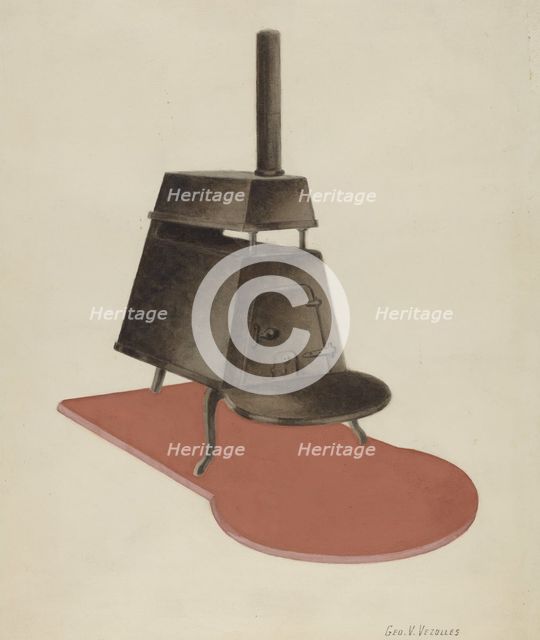 Stove, 1935/1942. Creator: George V. Vezolles.