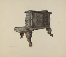 Stove, 1938. Creator: Albert Geuppert