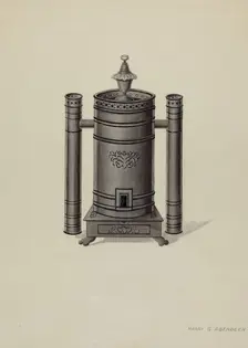 Stove, c. 1937. Creator: Harry G Aberdeen