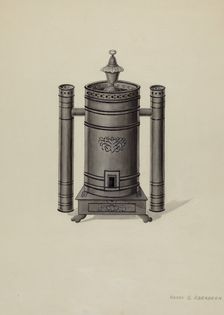 Stove, c. 1937. Creator: Harry G Aberdeen