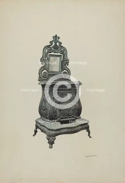 Stove, c. 1939. Creator: Robert W.R. Taylor.