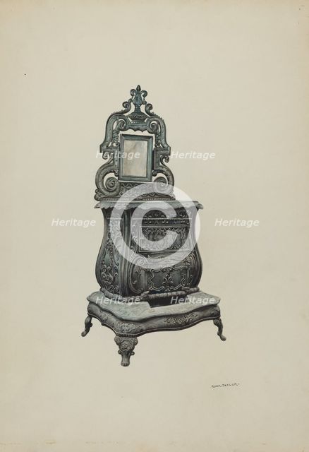 Stove, c. 1939. Creator: Robert W.R. Taylor.