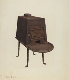 Stove, c. 1940. Creator: Joseph Glover
