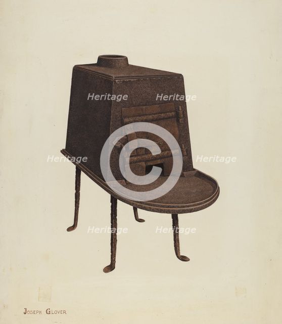 Stove, c. 1940. Creator: Joseph Glover.