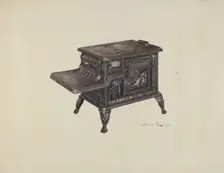 Stove, c. 1940. Creator: Sarkis Erganian