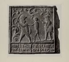 Stove Plate, 1935/1942. Creator: Charles Von Urban