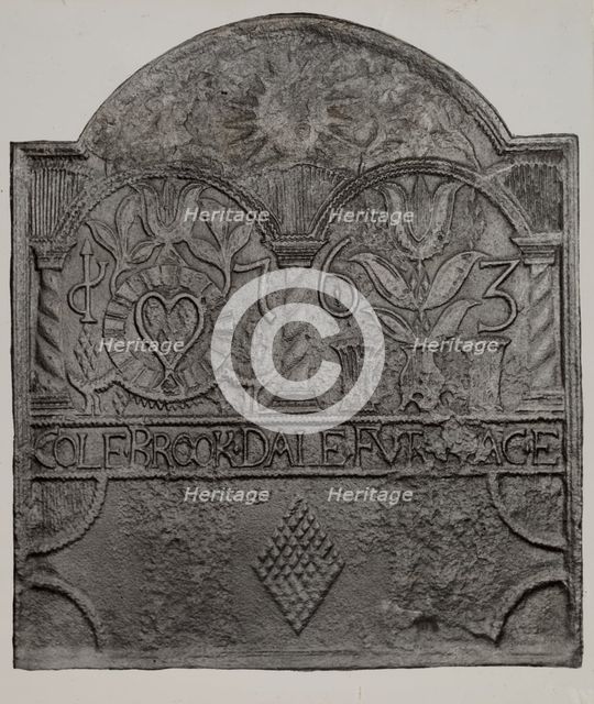 Stove Plate, 1935/1942. Creator: Charles Von Urban.
