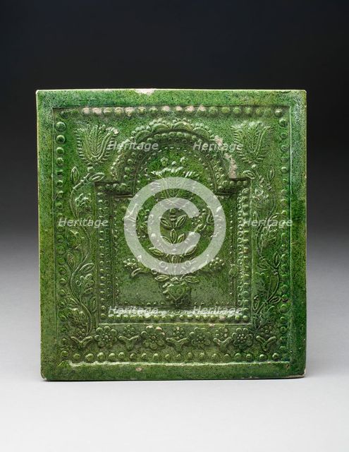 Stove Tile, Germany, c. 1600. Creator: Unknown.
