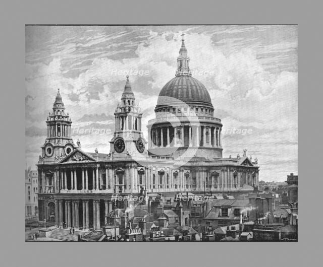 St.Paul's Cathedral, London, c1900. Artist: Frith & Co.