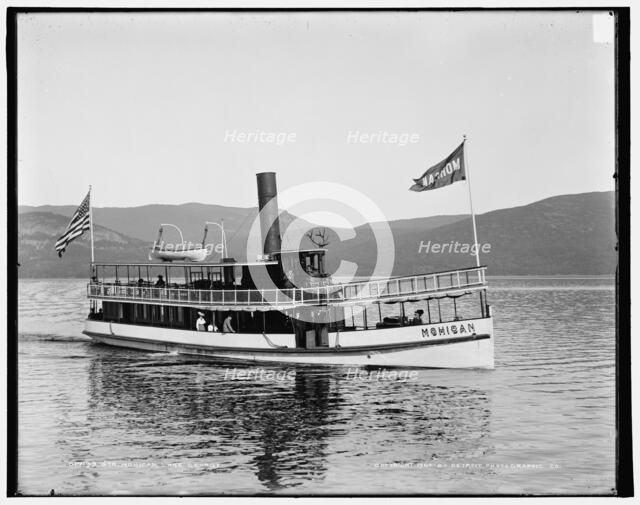 Str. Mohican, Lake George, c1904. Creator: Unknown.