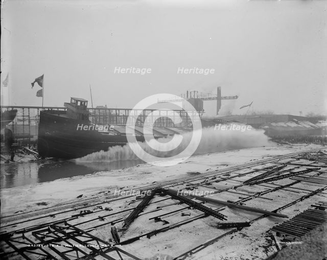 Str. A.D. MacTier, launch, 1913 Mar 8. Creator: Unknown.