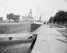 Str. Alberta at Sault Ste. Marie, Mich., between 1900 and 1910. Creator: Unknown