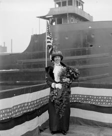 Str. F.P. Jones, sponsor, 1913 Mar 8. Creator: Unknown