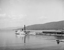 Str. Horicon leaving dock, Lake George, N.Y., c1904. Creator: Unknown