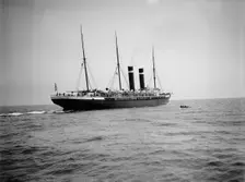 Str. Philadelphia dropping her pilot, c1903. Creator: Unknown