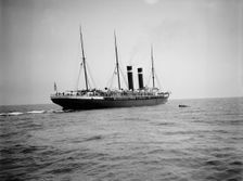 Str. Philadelphia dropping her pilot, c1903. Creator: Unknown