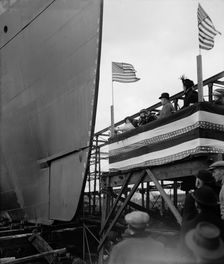 Str. Seeandbee, the christening, 1912 Nov 9. Creator: William H. Jackson