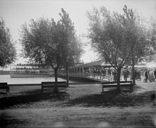 Str. Tashmoo at Tashmoo Park, St. Clair Flats, Mich., between 1900 and 1920. Creator: Unknown