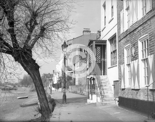 Strand-on-the-Green, London, c1955.  Creator: Arthur Charles Kirby Ware.