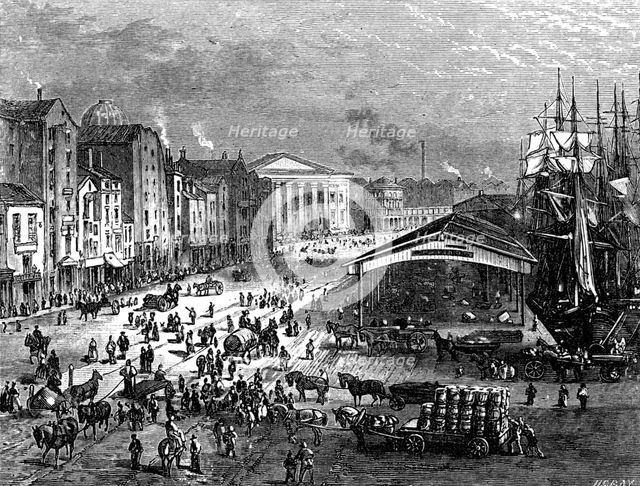 Strand Street, Liverpool, c1880.Artist: H Ray