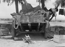 Stranded in southern California,, 1936. Creator: Dorothea Lange