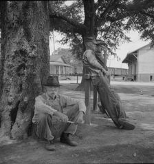 Stranded residents of Careyville, Florida, , 1937. Creator: Dorothea Lange