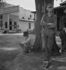 Stranded residents of Careyville, Florida, , 1937. Creator: Dorothea Lange