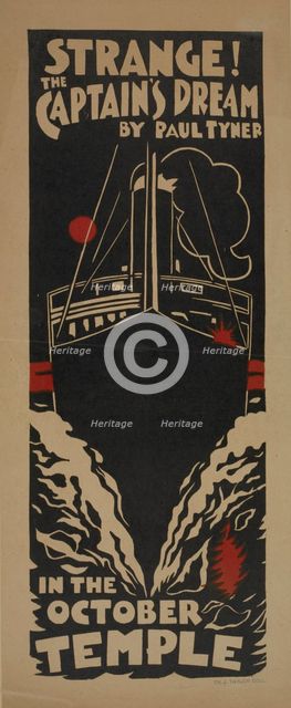 Strange! The captain's dream, c1897. Creator: Unknown.