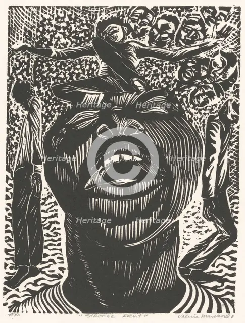 Strange Fruit, 1960. Creator: Valerie Maynard.