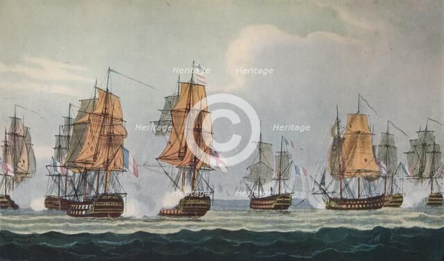 'Strachan's Action off Ferrol', c1806. Artist: Thomas Whitcombe.