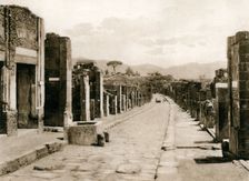 Strada dell Abbondanza, Pompeii, Italy, c1900s. Creator: Unknown