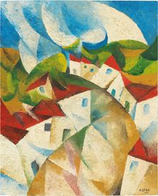 Strada di paese (Country road), 1917. Creator: Lega; Achille (1899-1934)