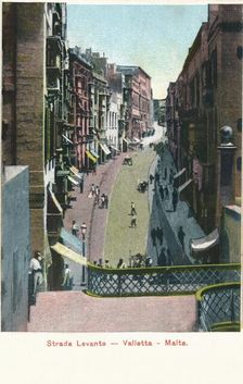 Strada Levante - Valletta - Malta c1900