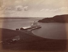 Strait of Carquennes, from South Vallejo, 1868-69. Creator: Carleton Emmons Watkins