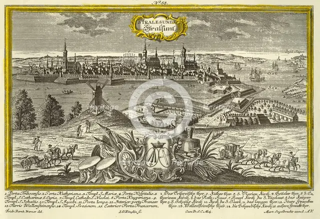 Stralsund, c1740. Creator: Johann Georg Ringlin.