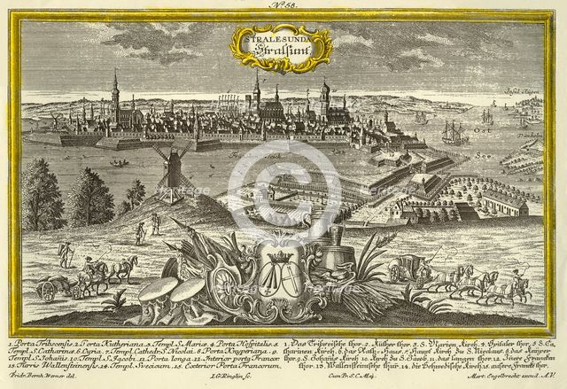 Stralsund, c1740. Creator: Johann Georg Ringlin.