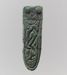 Strap End, Frankish, 7th century (?). Creator: Unknown