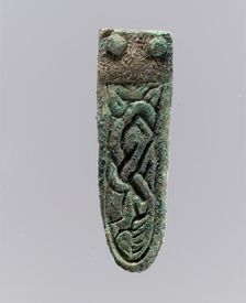 Strap End, Frankish, 7th century. Creator: Unknown
