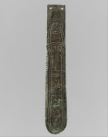 Strap End, Frankish or Allemanic, 650-700. Creator: Unknown