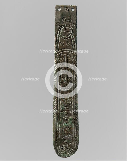 Strap End, Frankish or Allemanic, 650-700. Creator: Unknown.