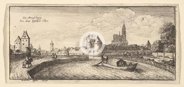 Strasbourg, 1663-65. Creator: Wenceslaus Hollar.