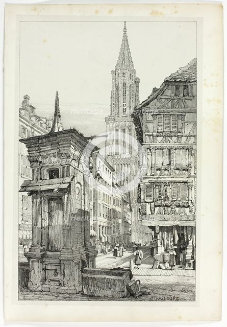 Strasbourg, 1833. Creator: Samuel Prout.
