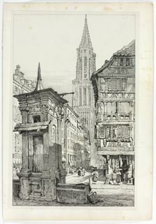 Strasbourg, 1833. Creator: Samuel Prout