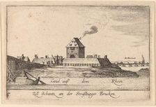 Strasbourg: The Toll House, 1635. Creator: Wenceslaus Hollar